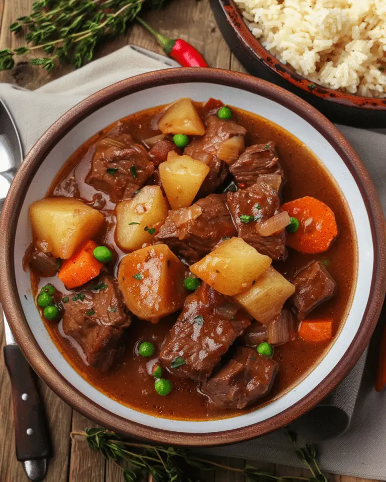 Beef Stew With Cinnamon