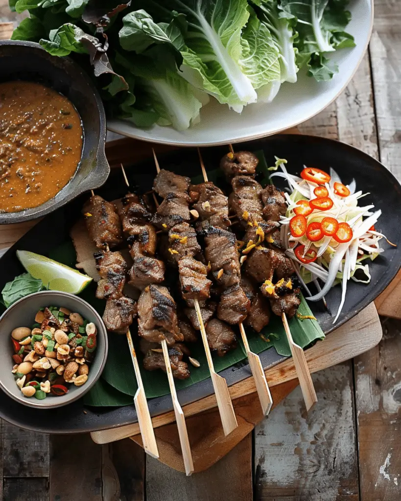 Beef Sticks with Spicy Tamarind