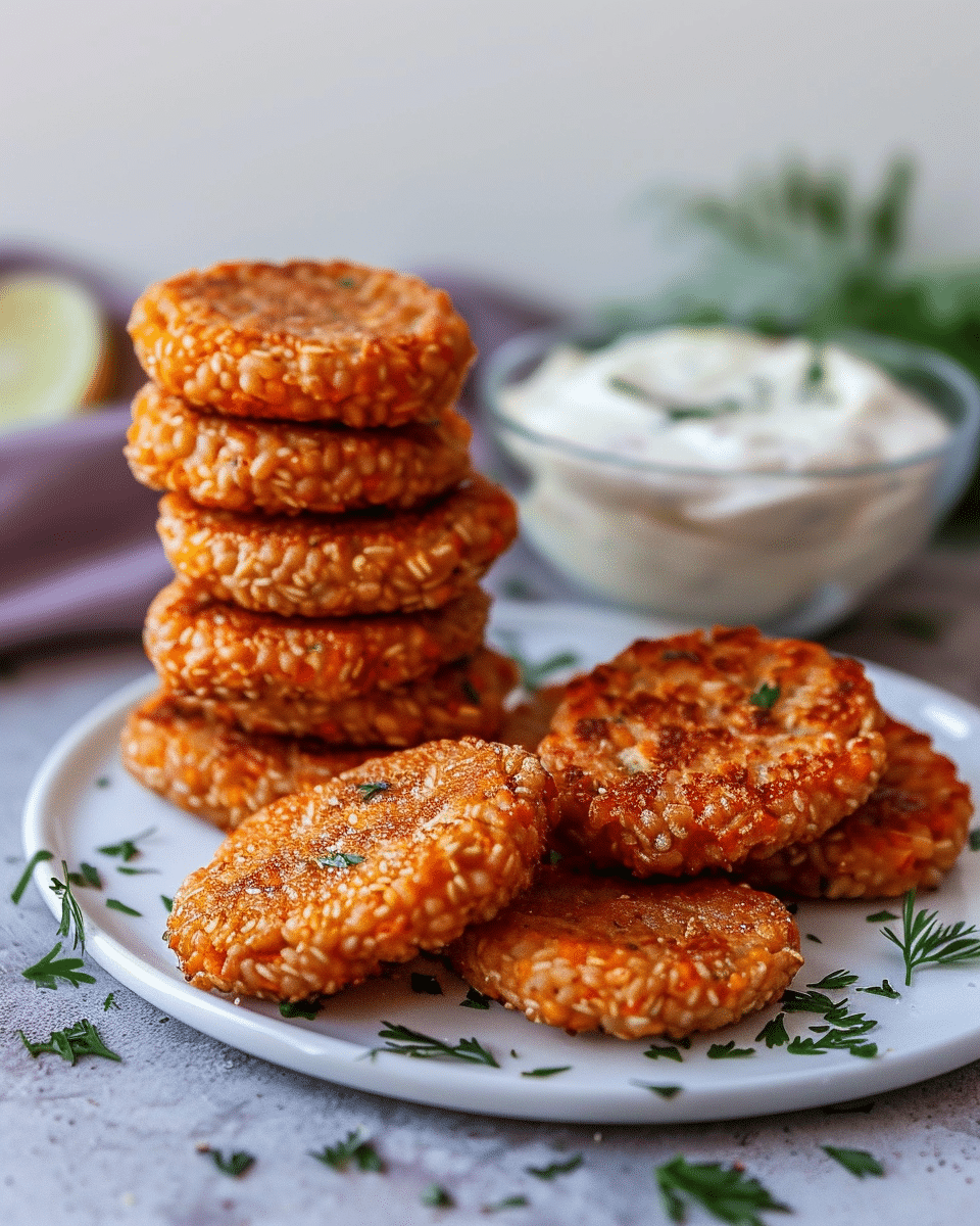 Broken Wheat Fritters with Labneh