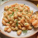 Butter Beans with Garlic, Lemon and Herbs