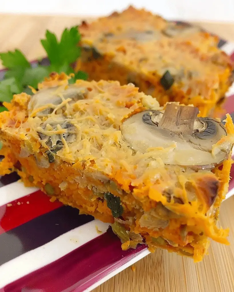 Chickpea Mushroom Loaf