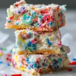 Cake Batter Gooey Bars
