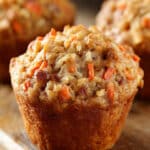 Carrot Cake Zucchini Muffins