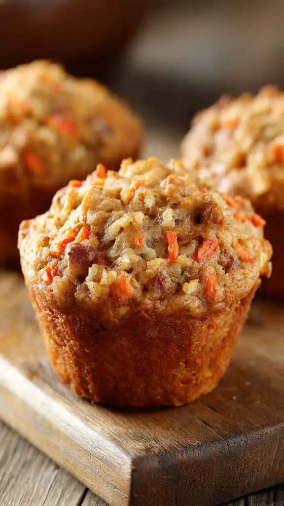 Carrot Cake Zucchini Muffins
