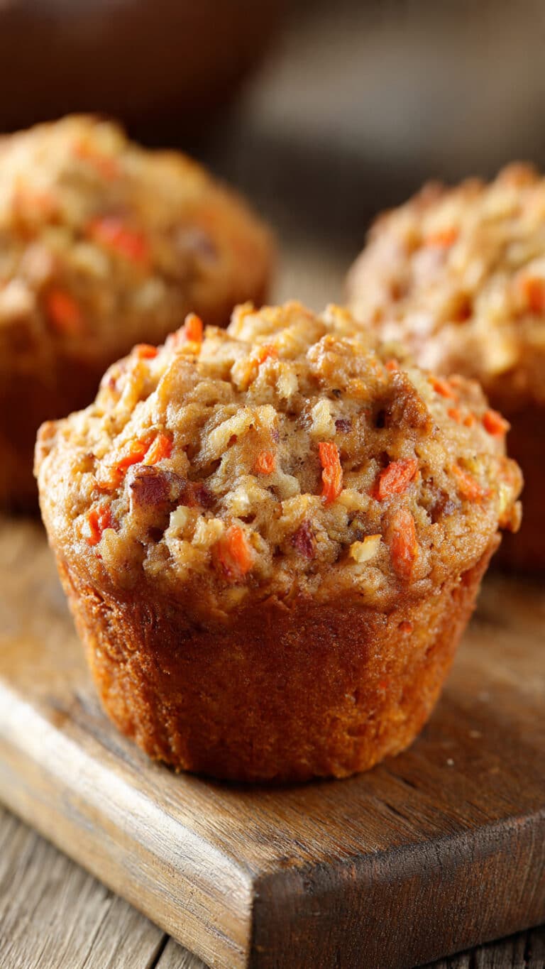 Carrot Cake Zucchini Muffins