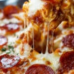 Cheese Tortellini Pepperoni Pizza Casserole