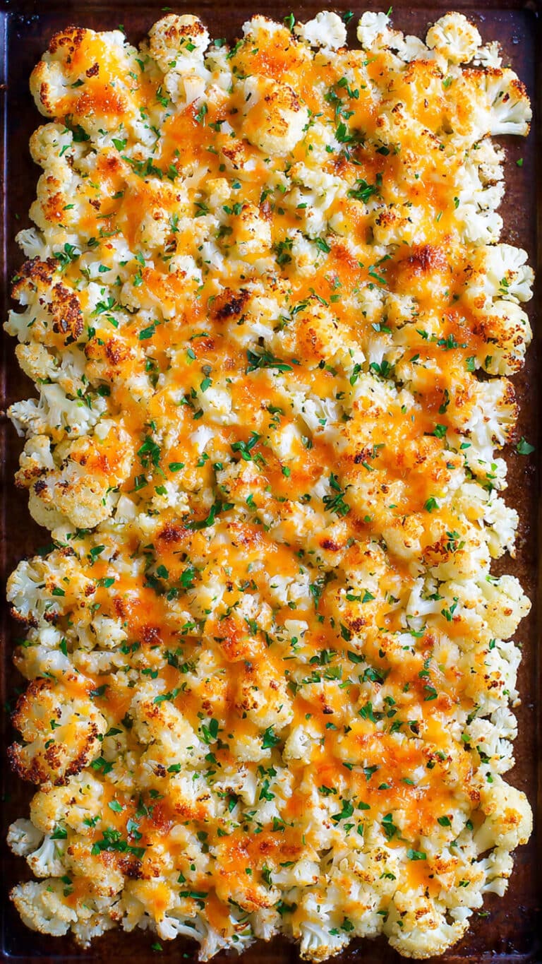 Cheesy Cauliflower Nachos