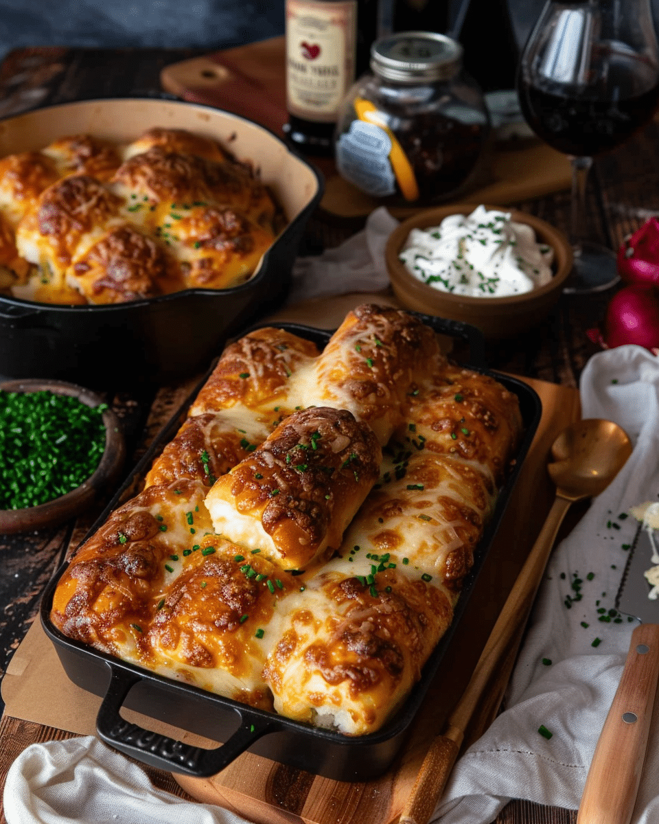 Cheesy Garlic Butter Rollups