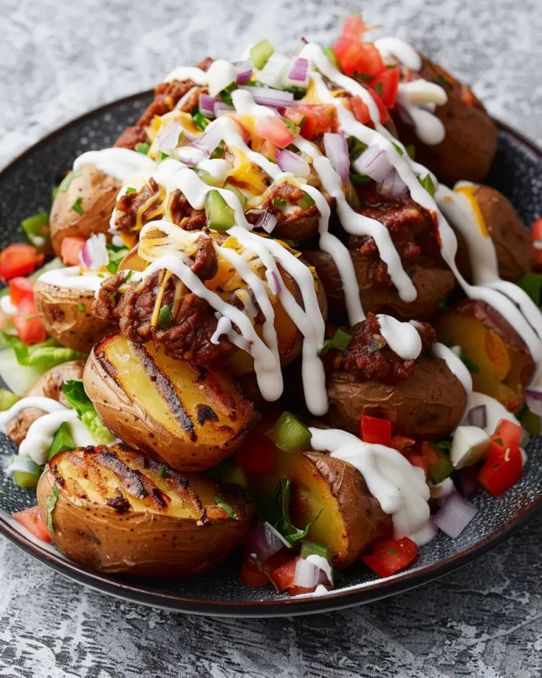 Cheesy Taco Potatoes
