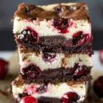Cherry Cheesecake Brownies