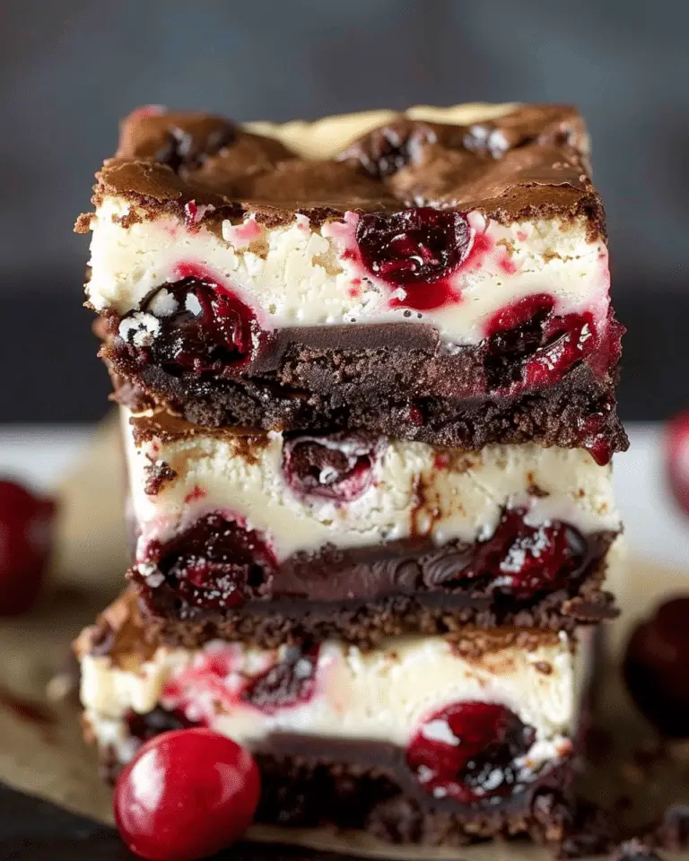 Cherry Cheesecake Brownies