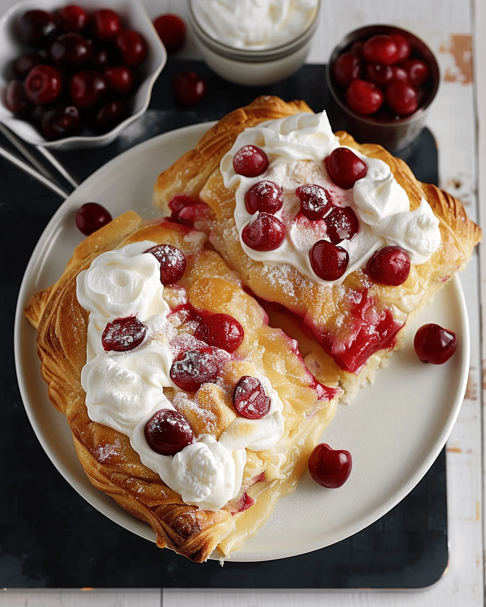 Cherry Cheesecake Danish