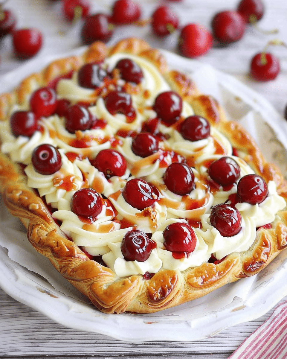 Cherry Cheesecake Danish