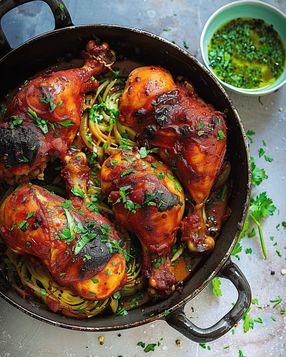 Chicken Kapama – Greek Braised Cinnamon Chicken