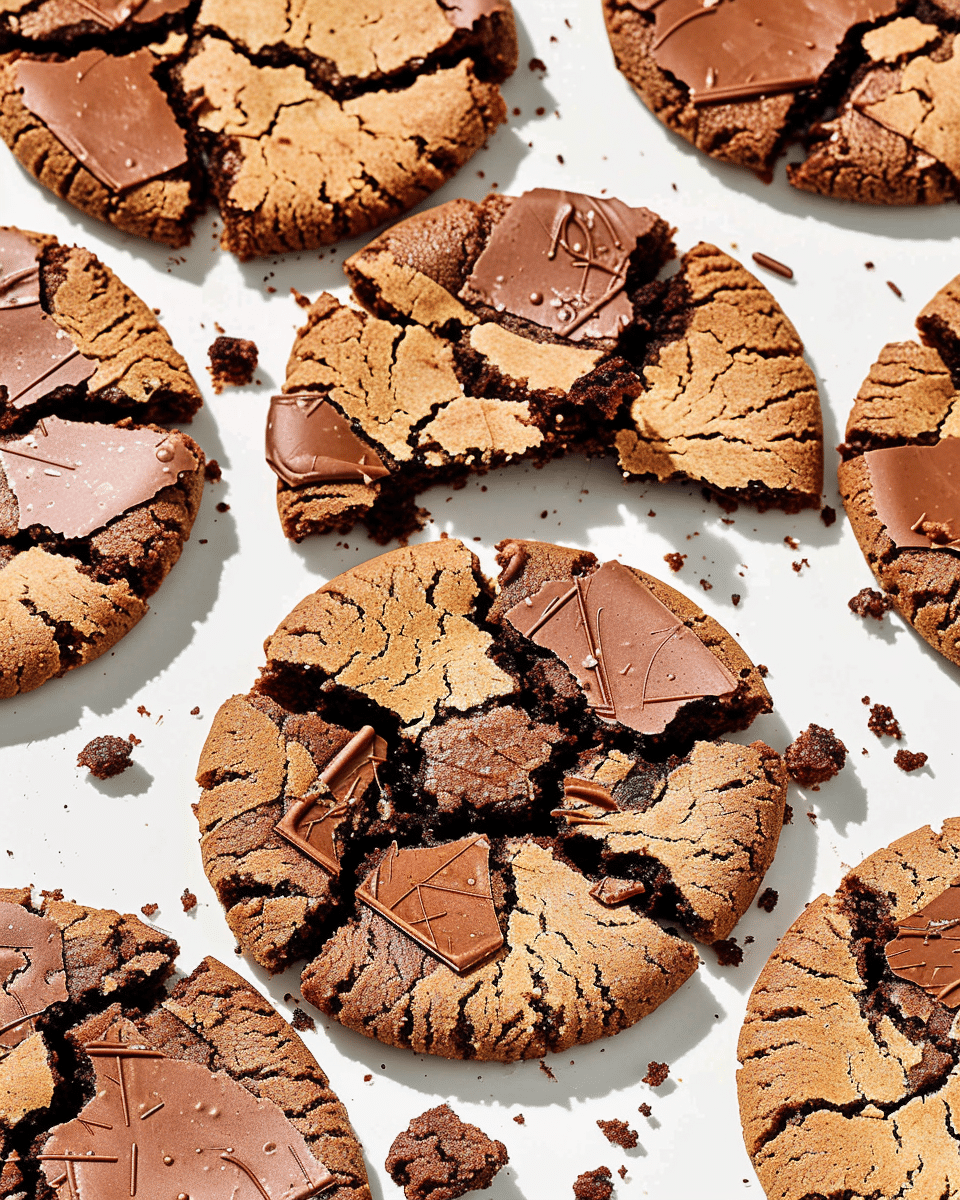 Chocolate Tahini Slice-and-Bake Cookies