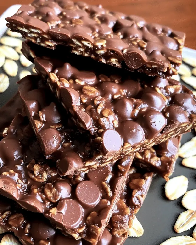 Chocolate Granola Bars (No Refined Sugar, No Eggs, No Dairy)