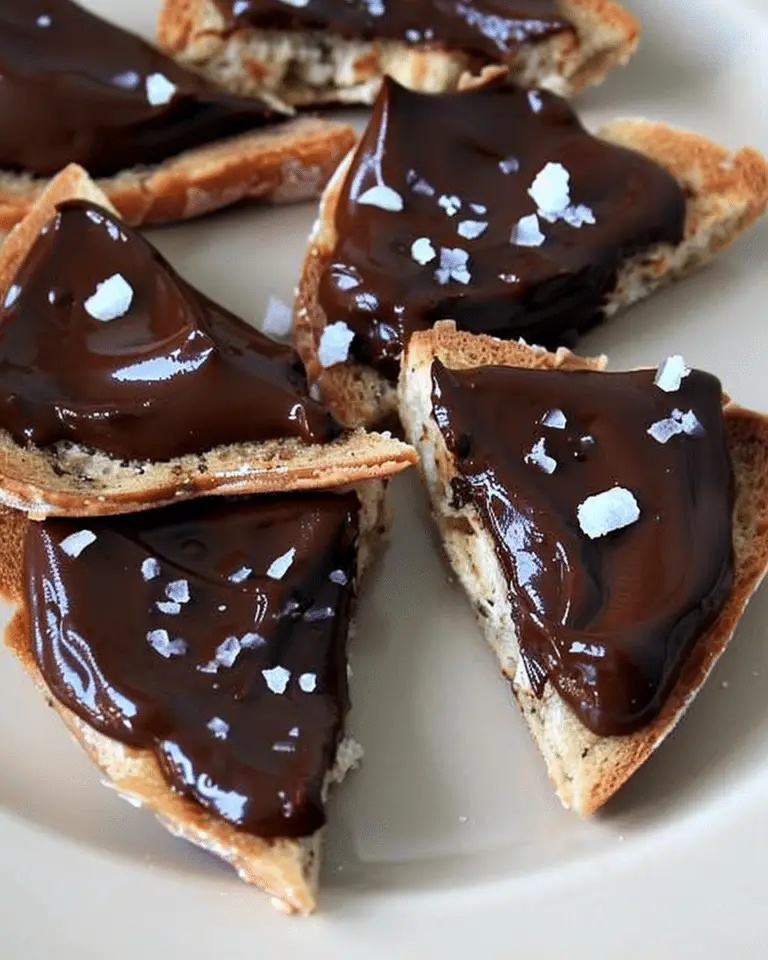 Chocolate, Olive Oil and Sea Salt Toast