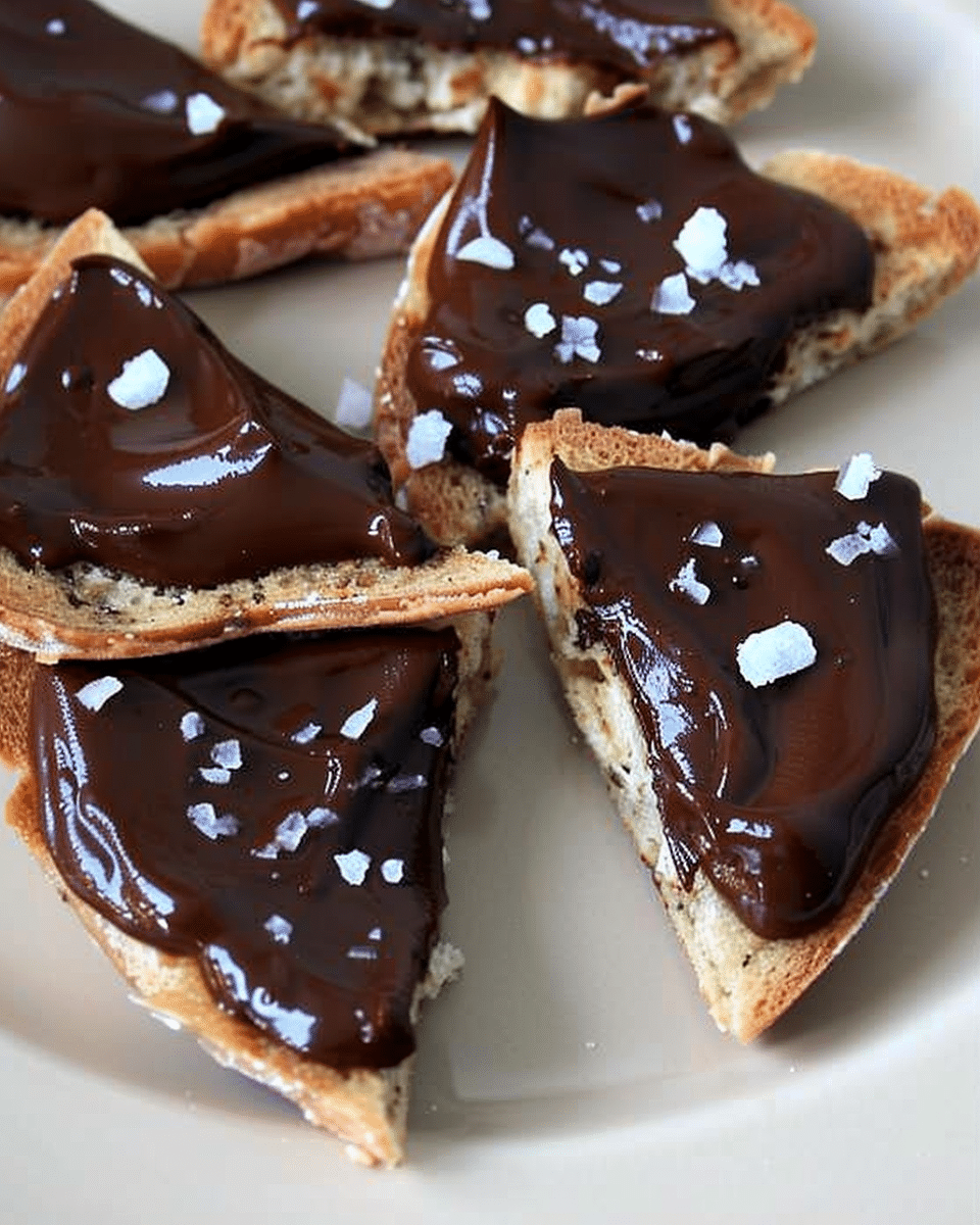 Chocolate, Olive Oil and Sea Salt Toast