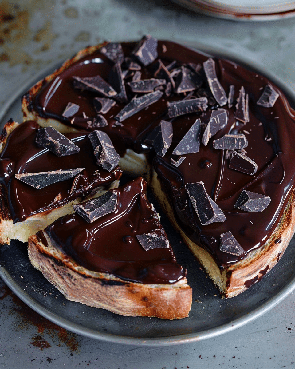 Chocolate, Olive Oil and Sea Salt Toast