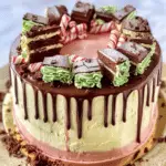 Chocolate Peppermint Crisp Layer Cake
