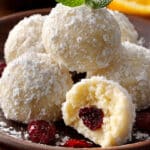 Cranberry Orange Snowball Cookies