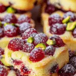 Cranberry Pistachio Shortbread Cookies