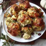 Cranberry Turkey Stuffing Balls
