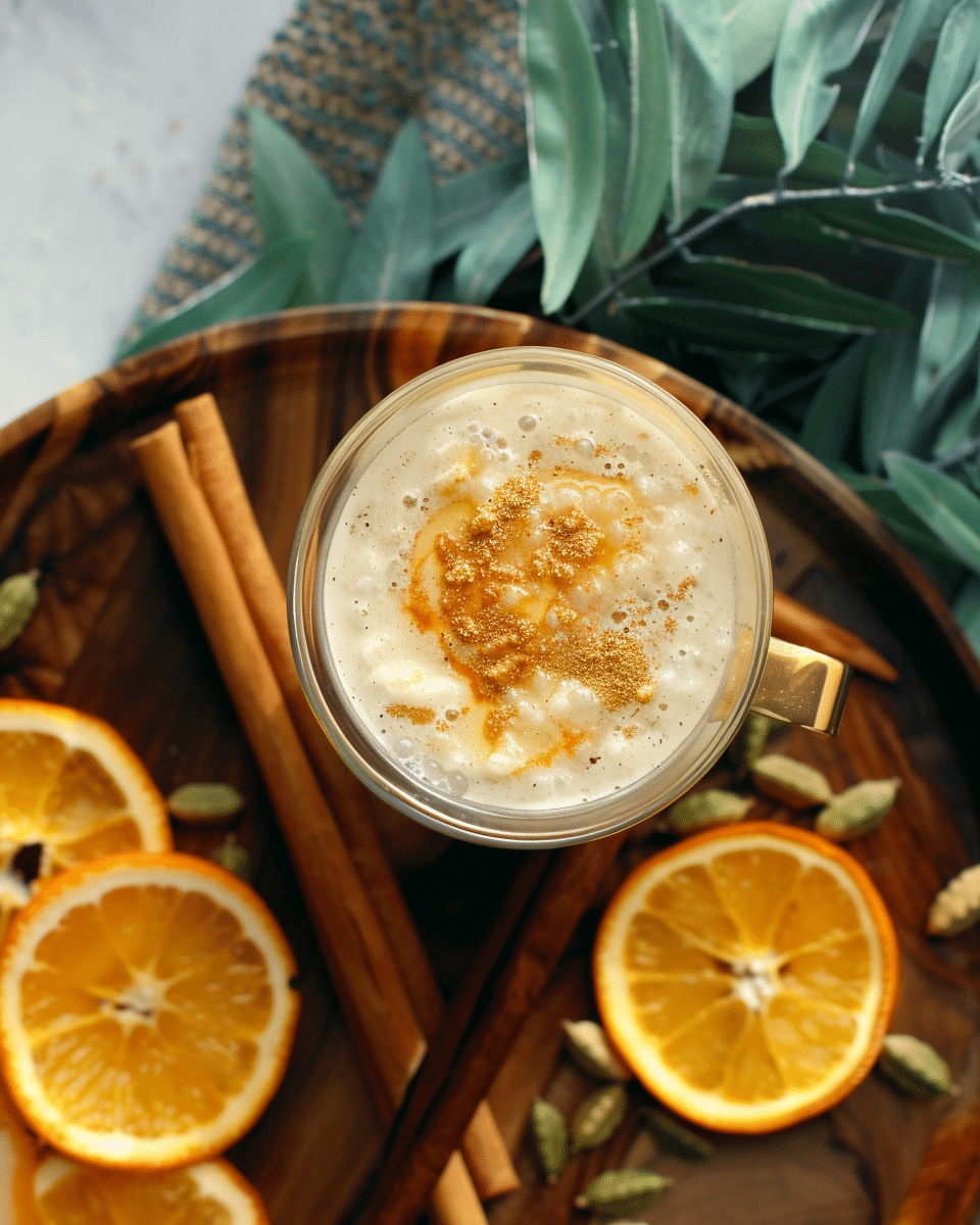 Creamy Rice Pudding Infused with Orange Blossom Water & Cardamom