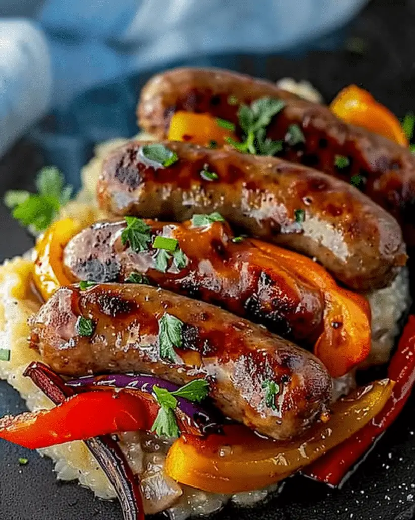 Creamy Sausage and Peppers Recipe