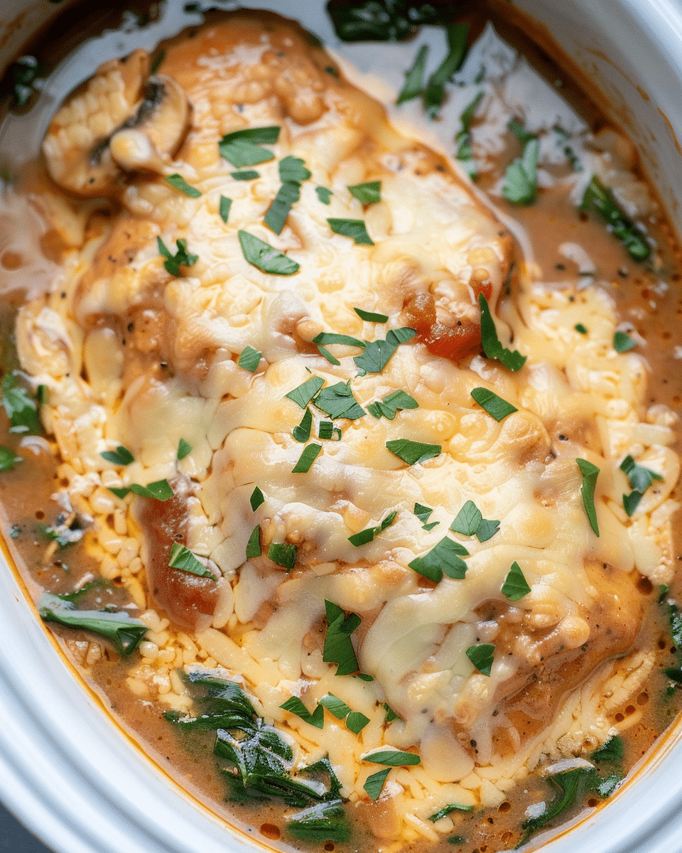 Crockpot Tuscan Chicken