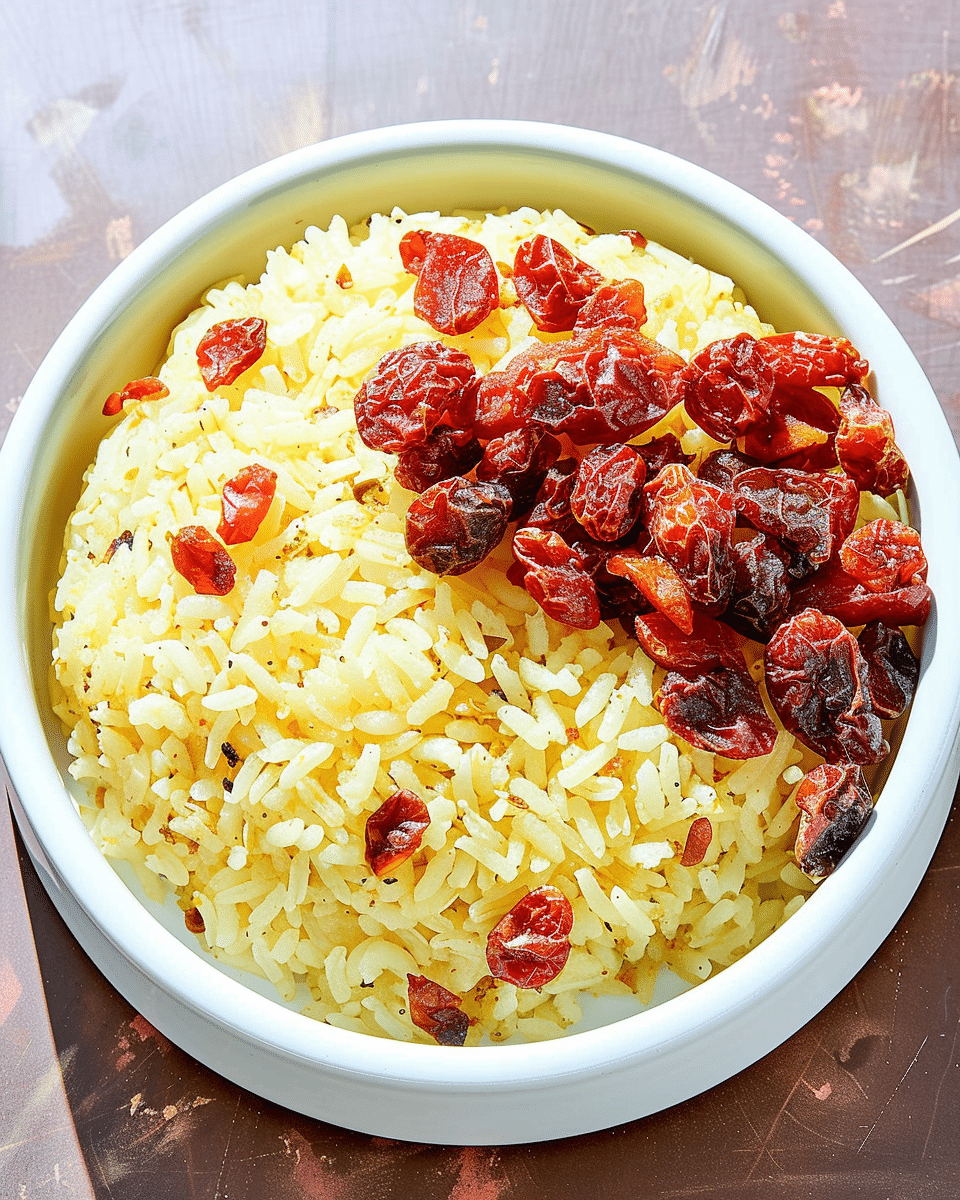 Crunchy Baked Saffron Rice (Tachin)