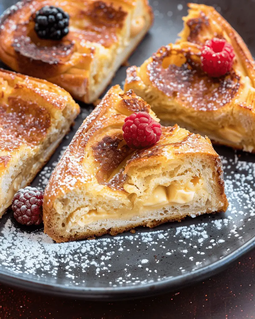 Custard Yogurt Toast (Viral TikTok Recipe)