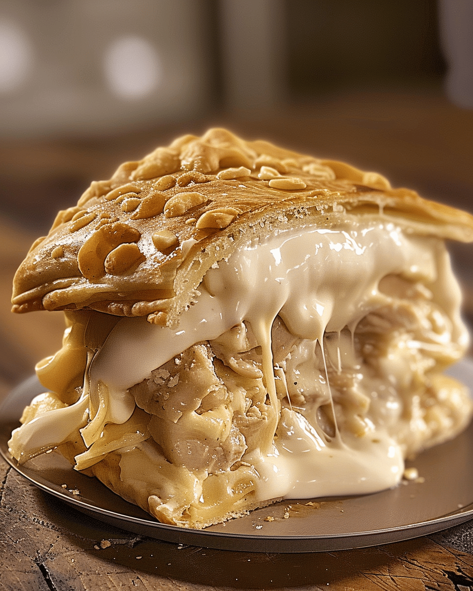 Delicious Chicken Alfredo Air Fryer Calzones