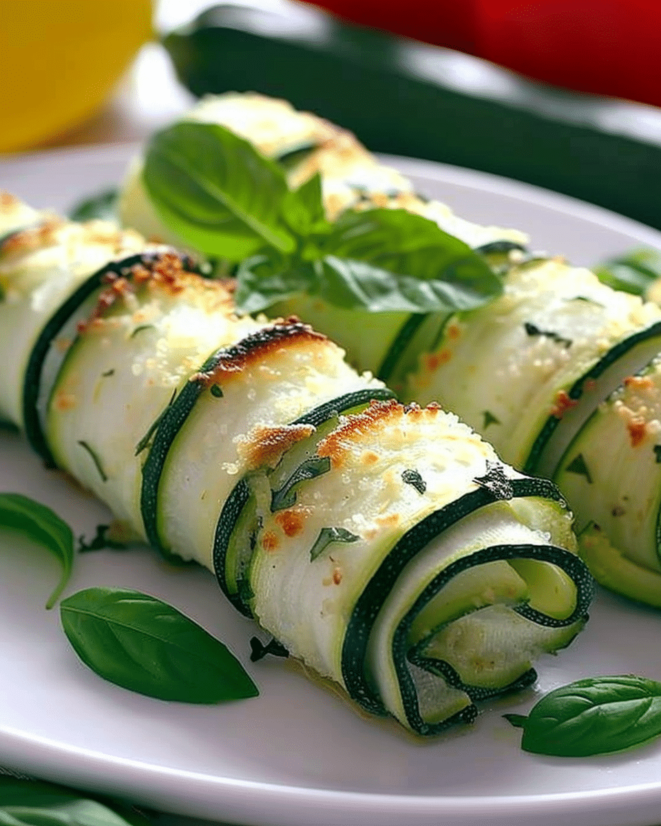 Delicious Zucchini Rolls