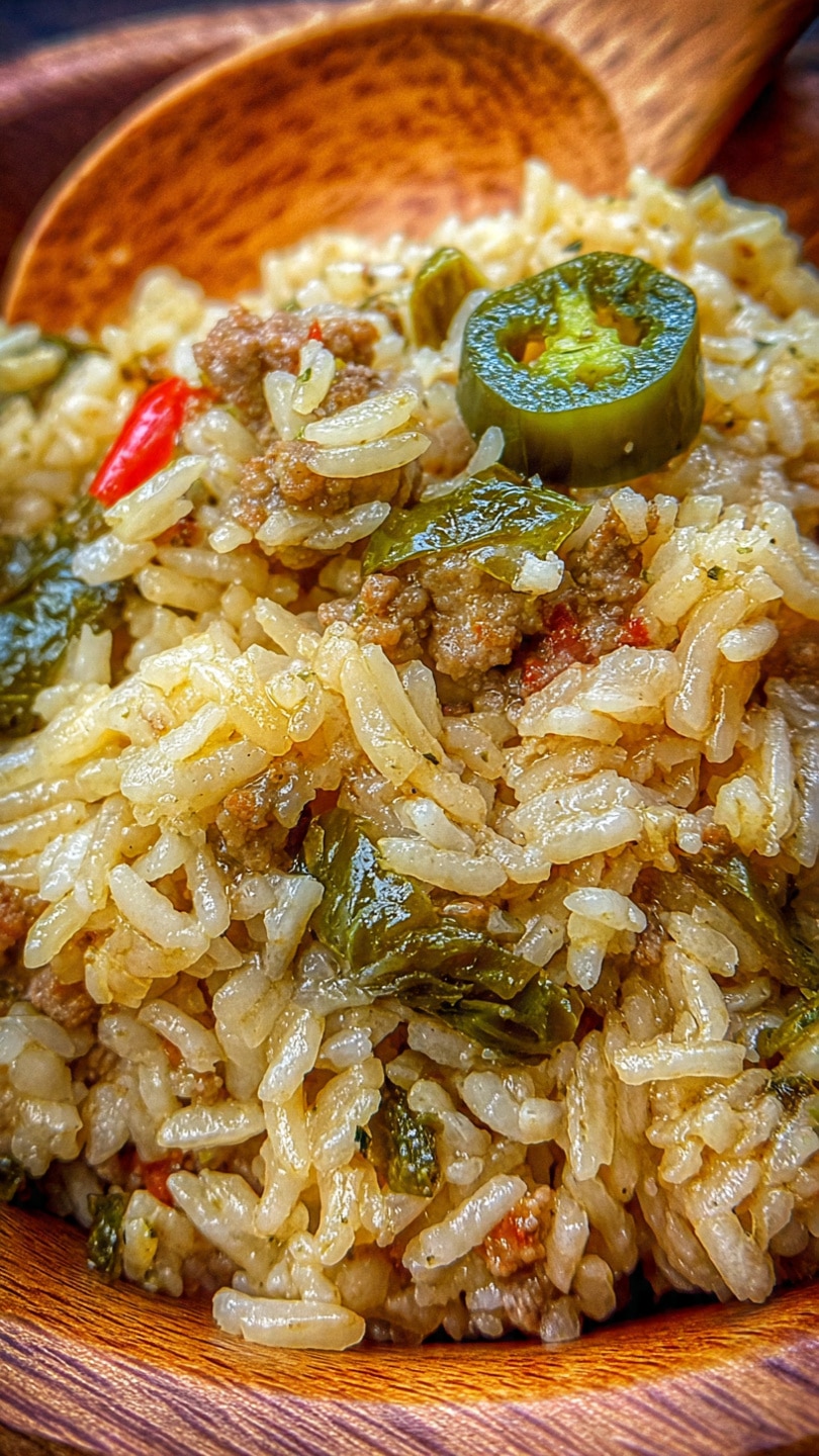 Dirty Rice with Ground Beef