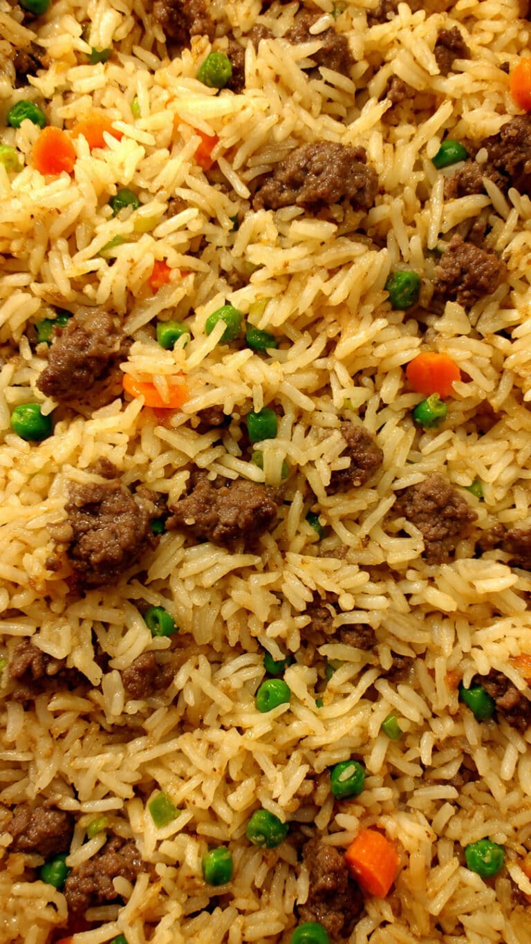 Dirty Rice with Ground Beef