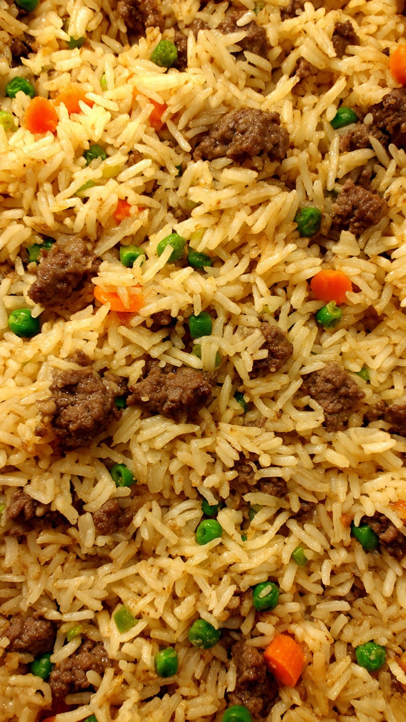 Dirty Rice with Ground Beef