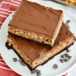 Double Chocolate Tahini Fudge Bars (Vegan Gluten-Free)