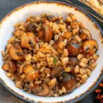 Double Mushroom Barley Pilaf