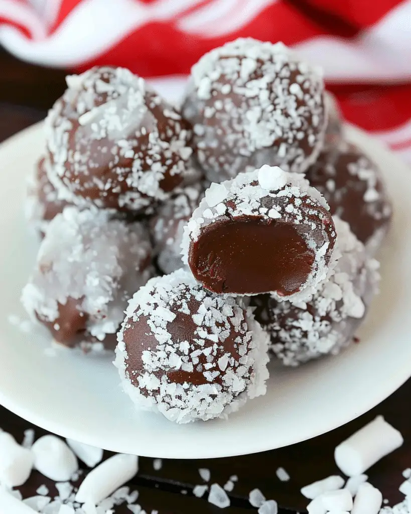 Easy Cocoa Date Truffles