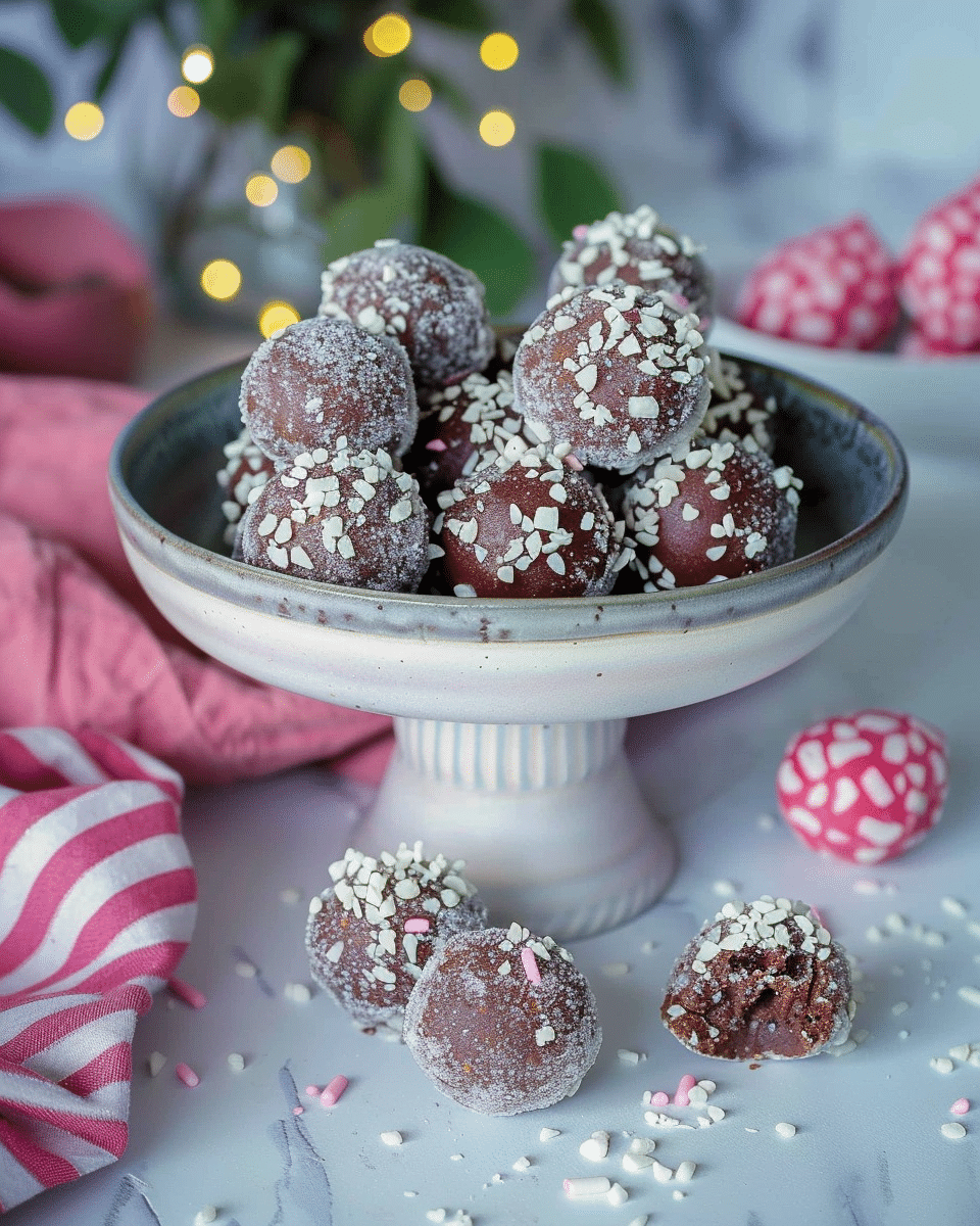 Easy Cocoa Date Truffles