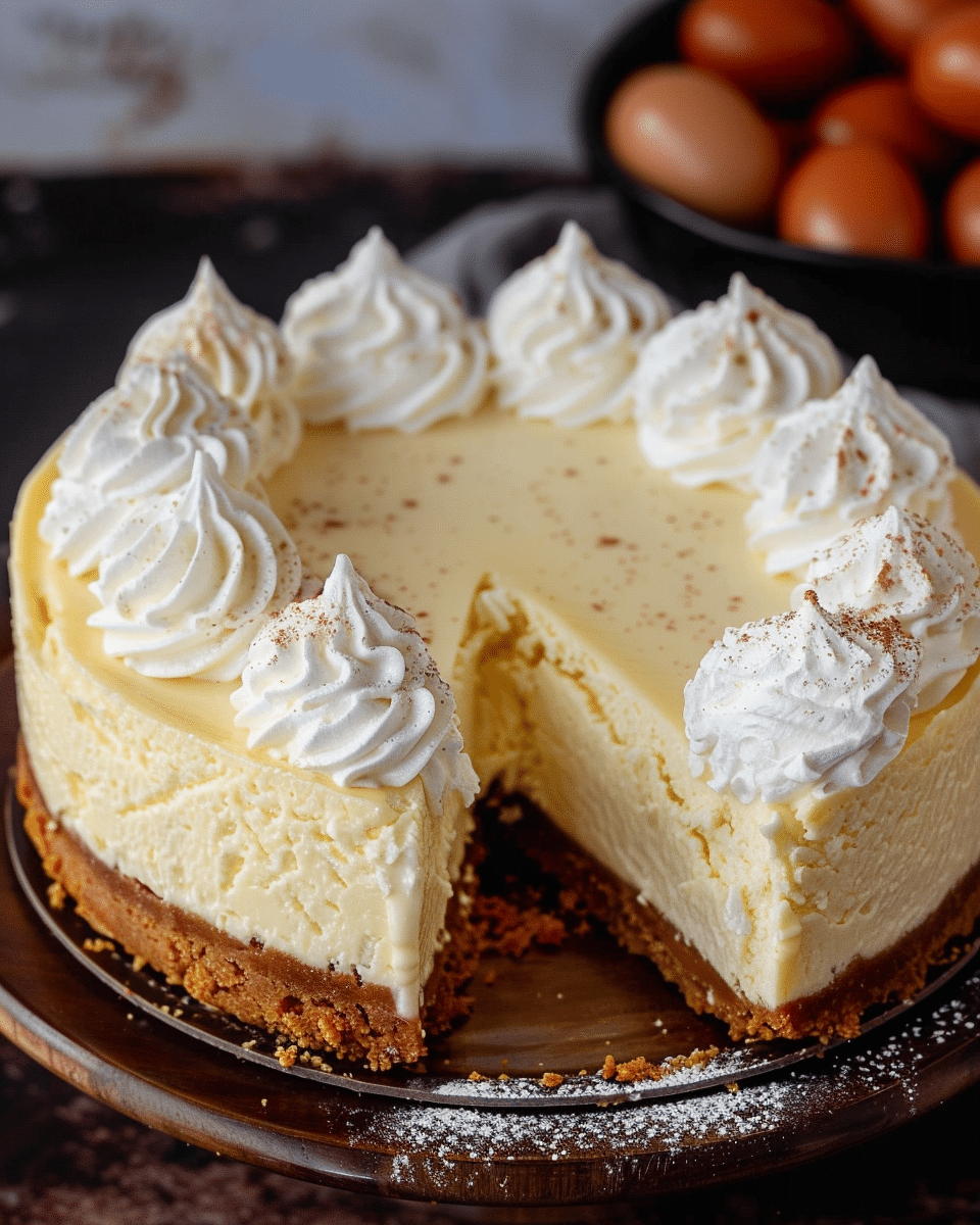 Eggnog Cheesecake