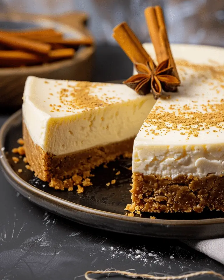 Eggnog Cheesecake