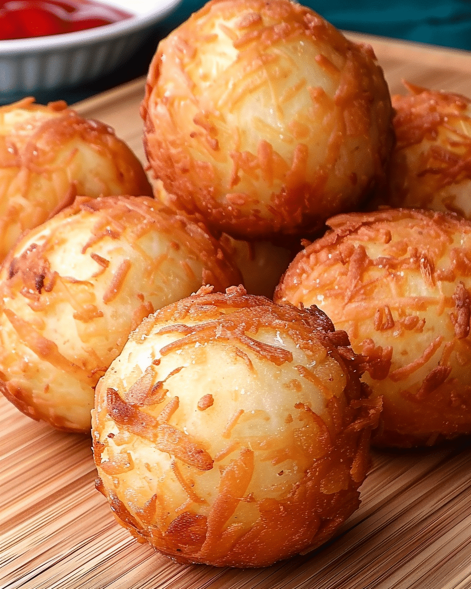 Four Cheese Crispy Cheese Balls