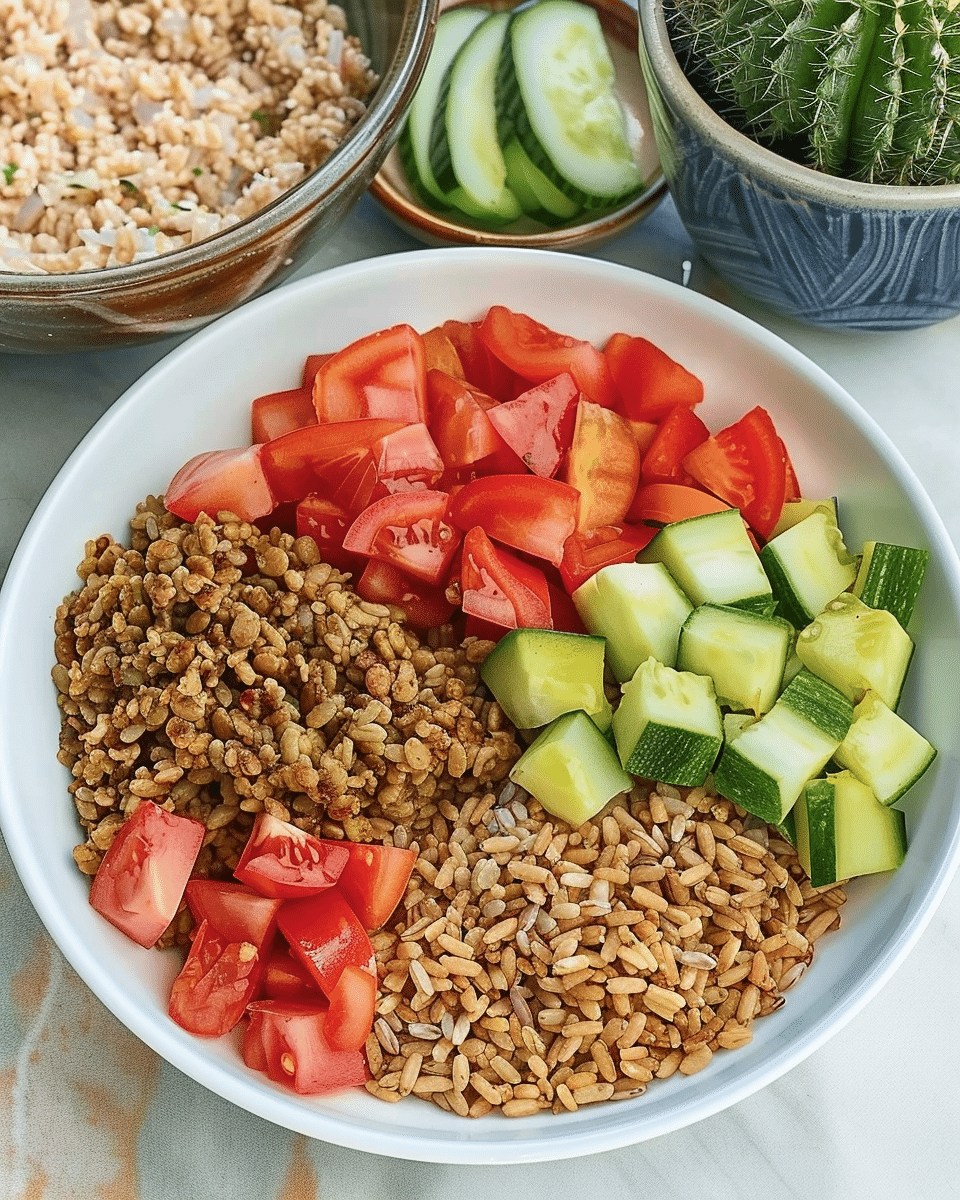 Freekeh Vegetable Bowl