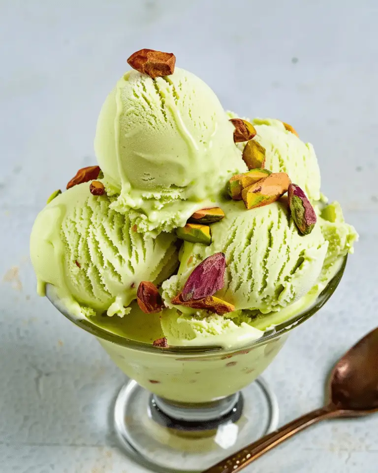 From-Scratch Real Pistachio Ice Cream