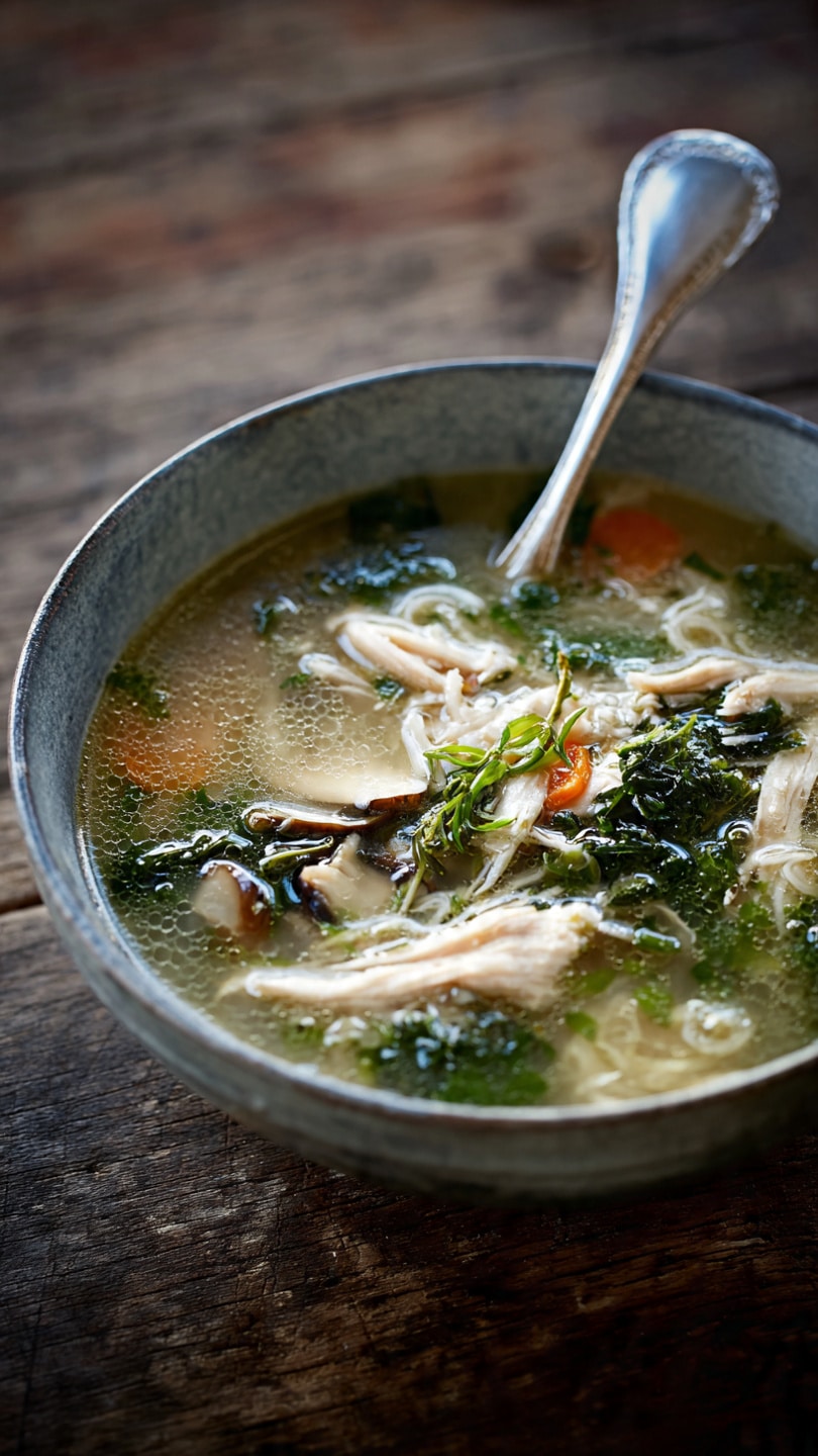 Garlic-Miso Chicken Soup
