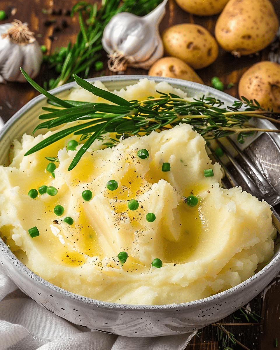 Garlic Confit Mashed Potatoes