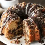 German Chocolate Pecan Pound Cake