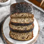Gluten Free Black Sesame Banana Bread